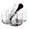 Makeup akryl organizer i rund til pensler og kosmetik