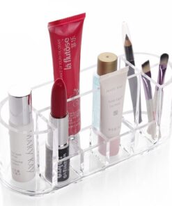 Makeup oval organizer til læbestift og neglelak